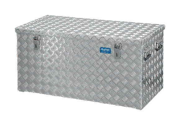 Aluminium Riffelblech-Box, Vol. 250 l,